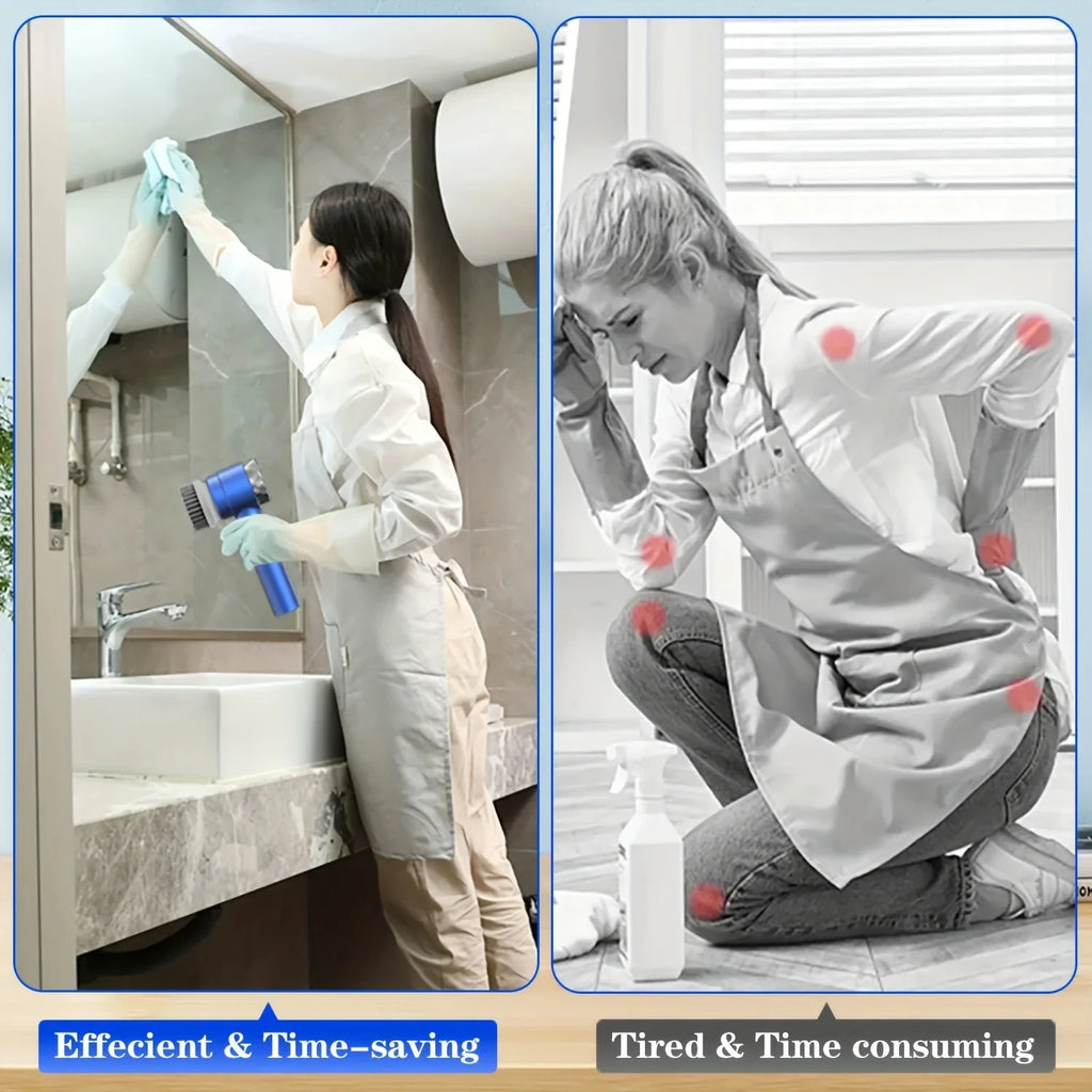 Cordless Electric Spin Scrubber – Deep Clean Without Scrubbing